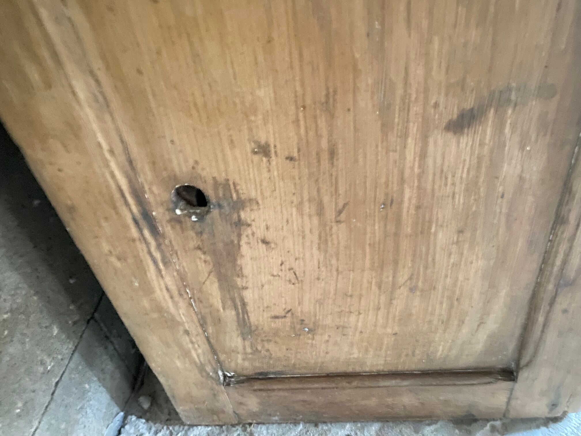 Craft furniture Fridge cooler oak bar from the 30s