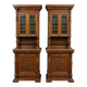 Paire de buffets deux-corps de style Renaissance richement sculp