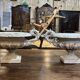 Pair of Medici vases in cast iron from the 19th century.