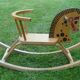 Wooden rocking horse
