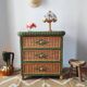 Wicker chest of drawers, 1970s-80s