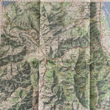 Map Corte Corsica 1968