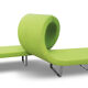 Bartoli sofa bench design highway 4 modules green Anis