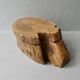Boite en bois monoxyle, travail artisanal