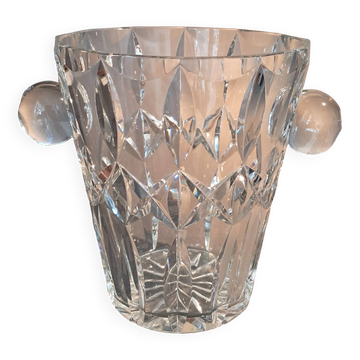 Seau à champagne en cristal taillé, 1920