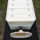 Commode vintage pied tulipe laquée blanc ( Gautier)