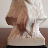 Sculpture biscuit buste Mozart signé G. Bochmann Goebel W