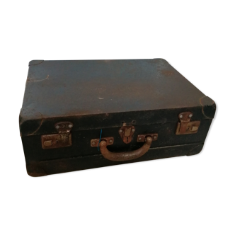 Old metal suitcase