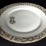 12 assiettes à dessert en porcelaine