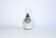 Vintage Danish table lamp in light blue earthenware
