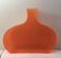 Vase orange vintage