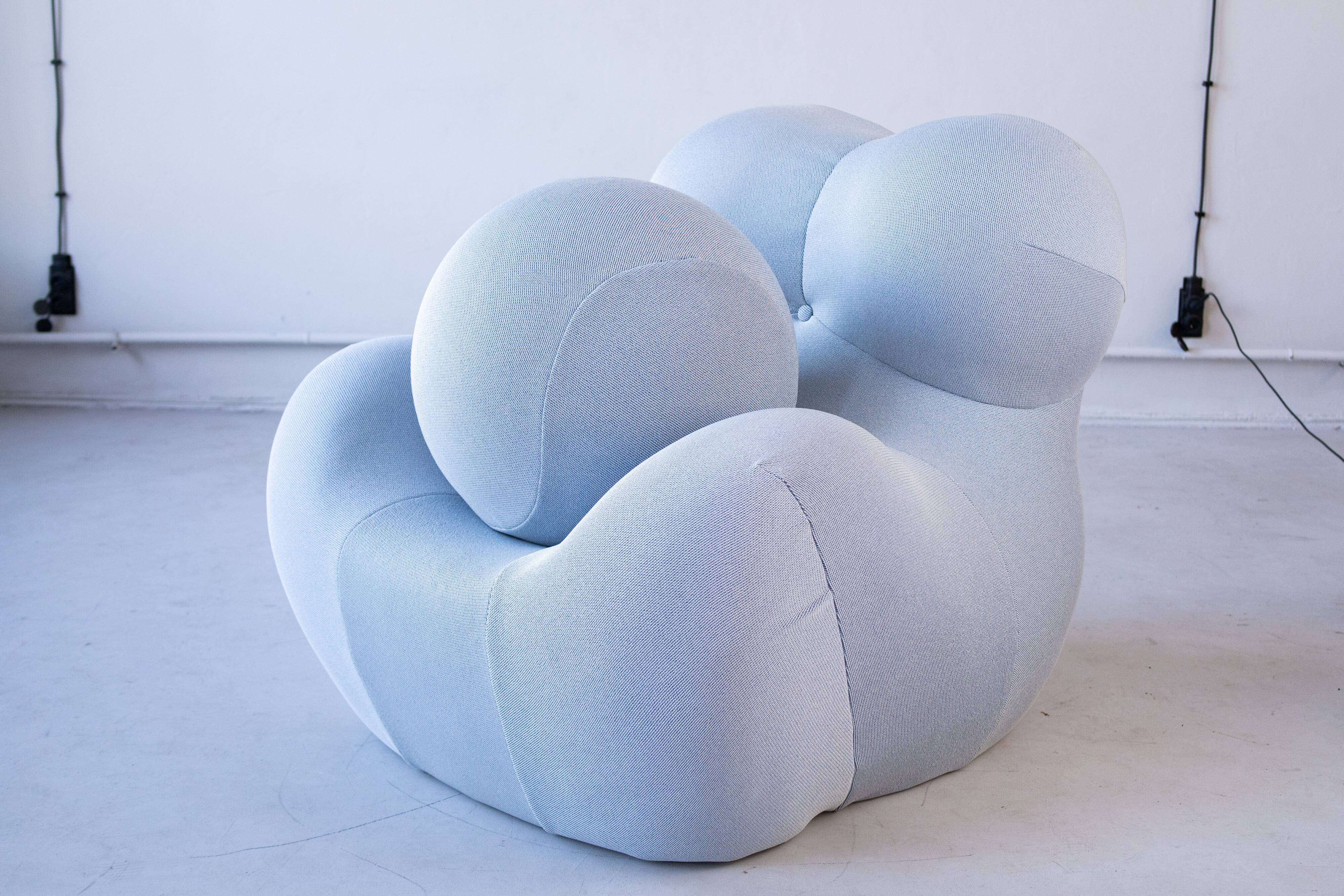 Italian Big Mama Up Chair & Ottoman attributed to Gaetano Pesce for B&B Italia, 2000, Set of 2