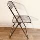 4 chaise pliantes chromées de Talin Cornedo