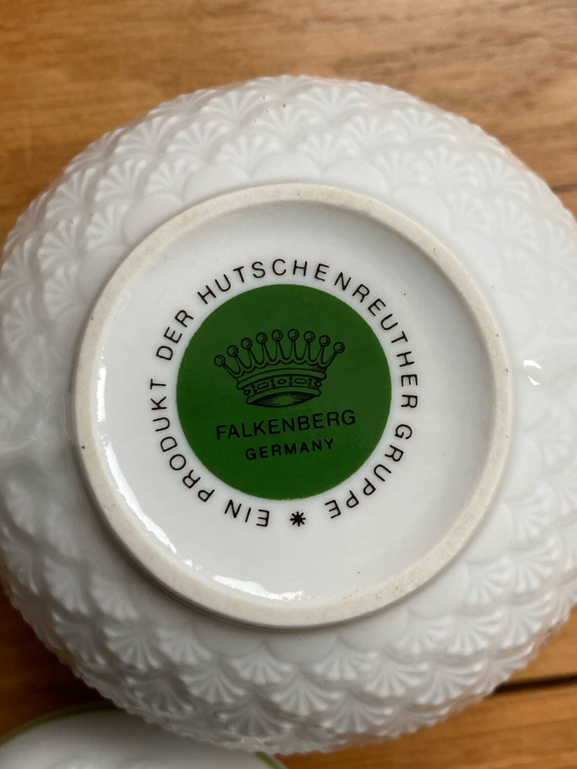 Sugar bowl and milk jug with flowers Hutschenreuther