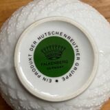 Sugar bowl and milk jug with flowers Hutschenreuther