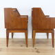 Pair of bedside tables or wooden nightstand, mid century, Scandinavian
