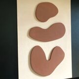 Terracota relief wooden painting