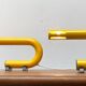 Lampes de table modèle C 452 de l'ère spatiale postmoderne italienne du milieu du siècle, 1960, lot de 2
