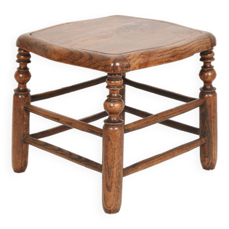 Small wooden stool.