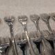 12 silver-plated oyster forks, Christofle Cluny goldsmith, 14.9 cm