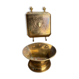 Copper fountain decoration