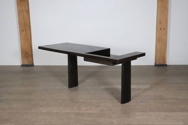 Bureau console Ahmedabad LC/BD-01-A de Le Corbusier et Balkrishna Doshi, années 1960