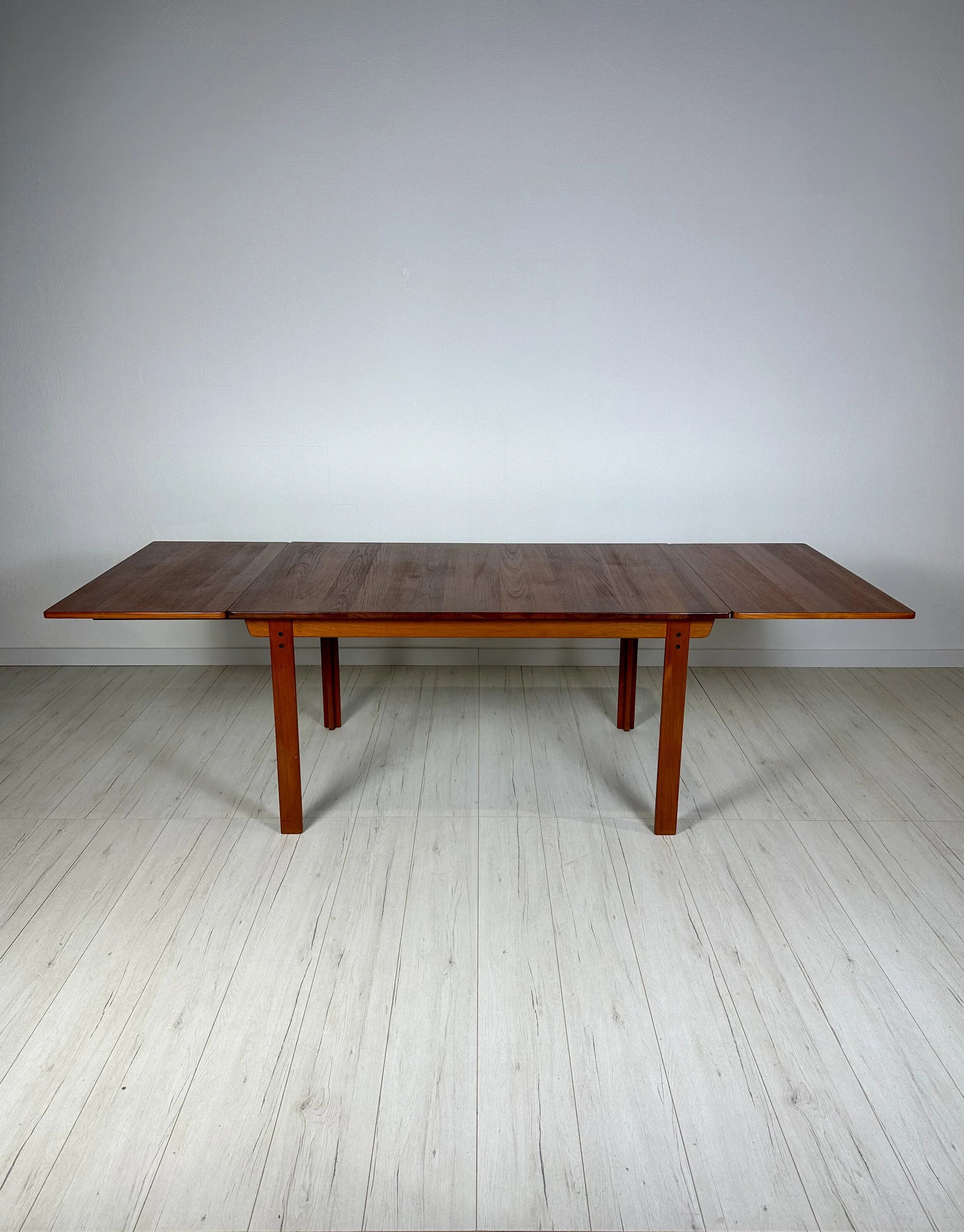 60s vintage Swedish teak extendable dining table by Nils Jonsson for Hugo Troeds