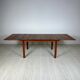 Table à manger extensible suédoise en teck par Nils Jonsson pour Hugo Troeds, années 60