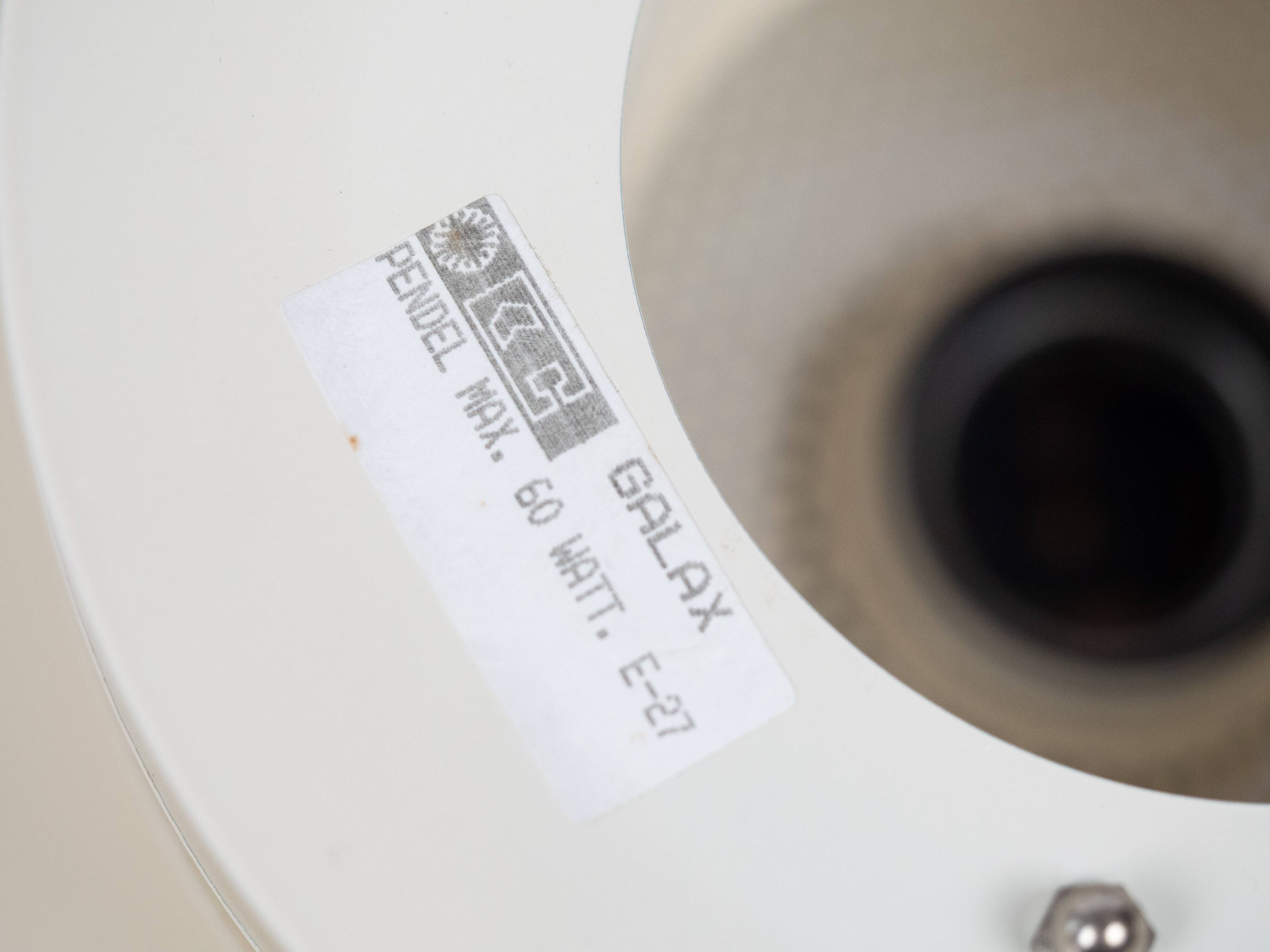 Danish vintage pendant lamp Galax, 1980s