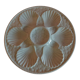 Longchamp white earthenware oyster plate