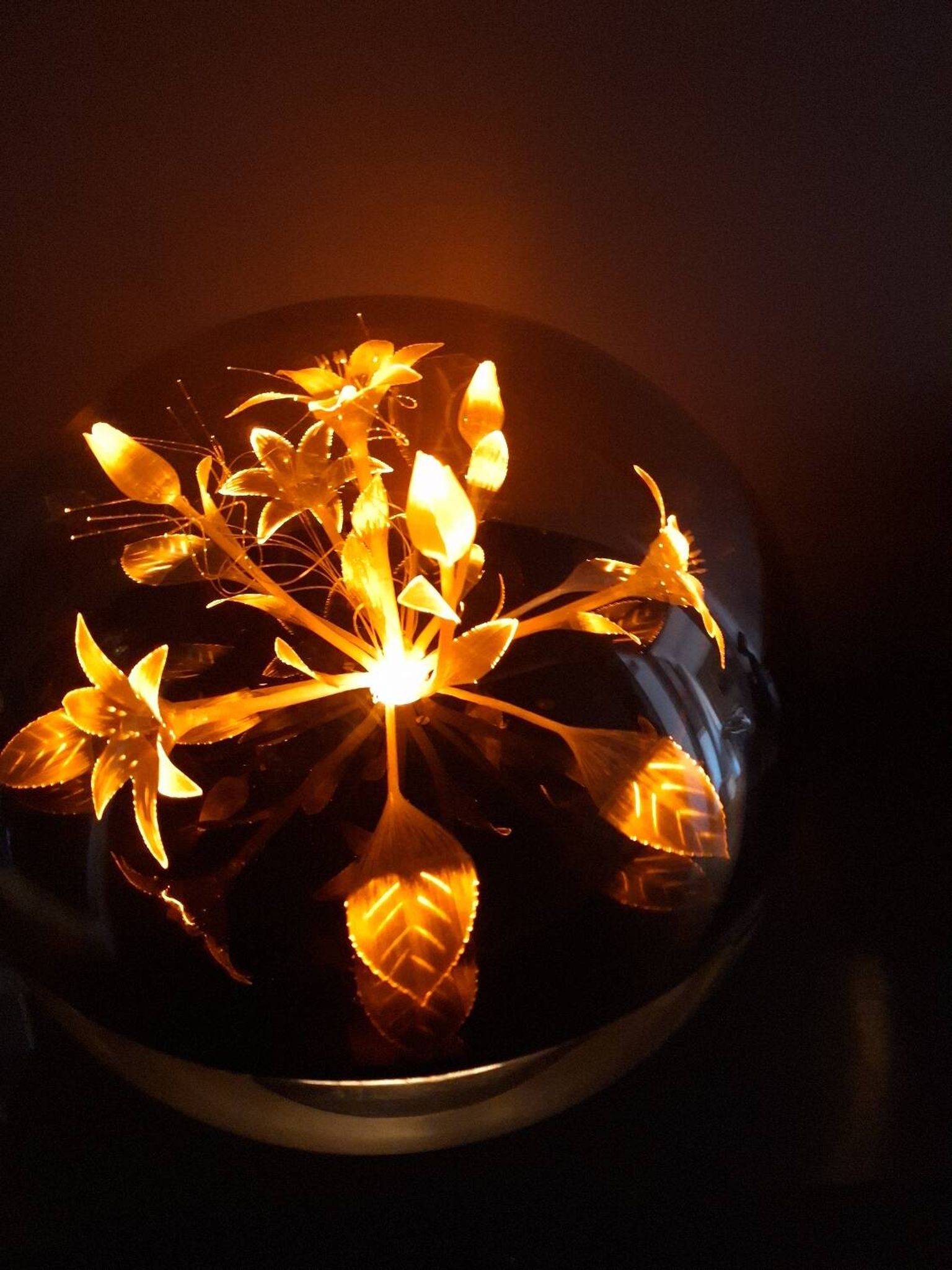 Vintage 1970s space age lamp