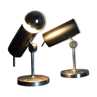 Stilnovo wall lights, 1960s, set of 2