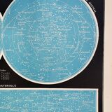 Old engraving 1898, Astronomical sky, astrology • Lithograph, Original plate