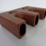 Dutch studio ceramic vase by Marius & Hugo Van Woerden for Vest Keramiek, 1970s