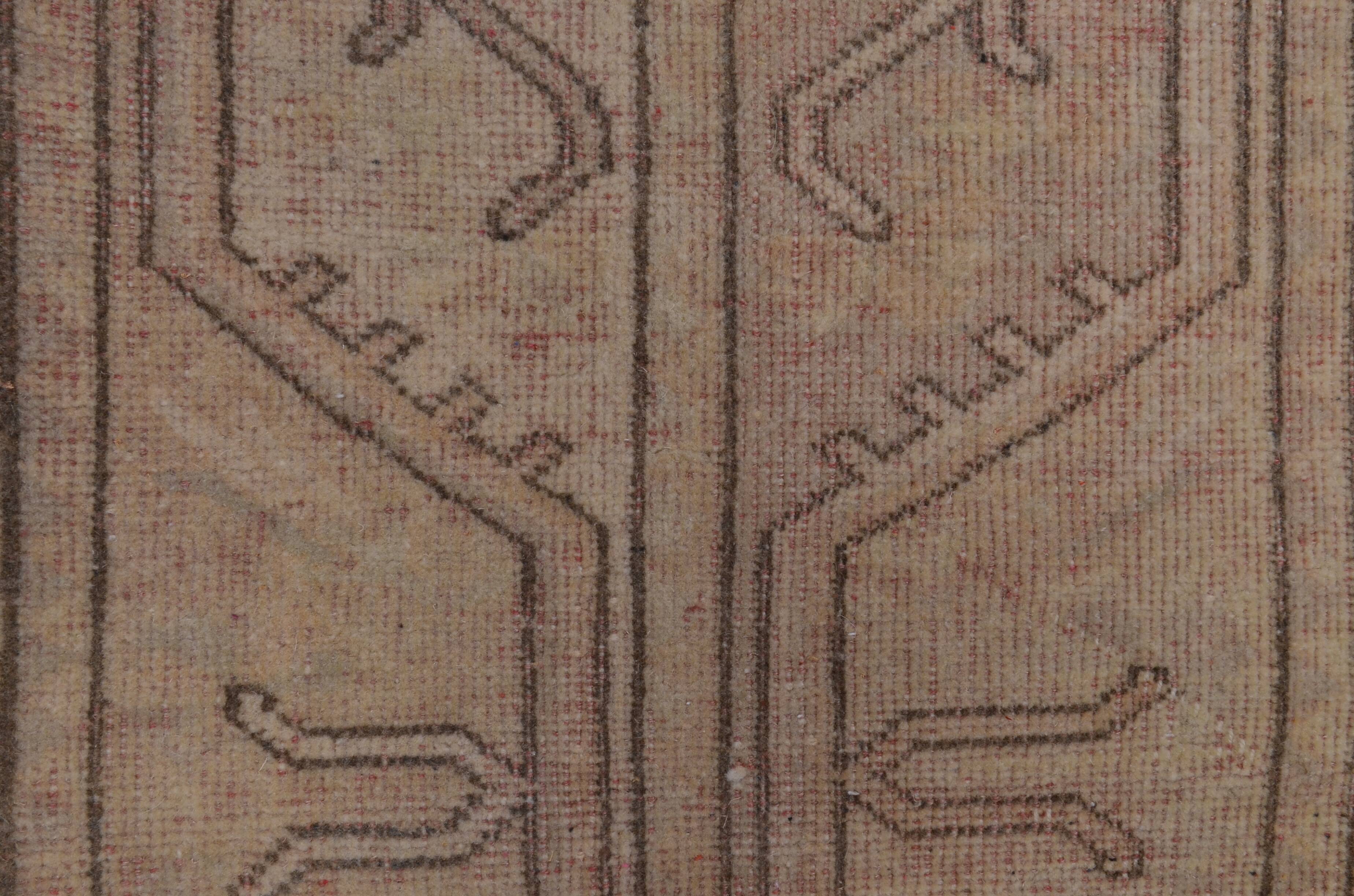 Oushak Floor Vintage Turkish Rug sku2426