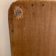 Plateau de service ancien en bois et laiton 61 x 38 cm