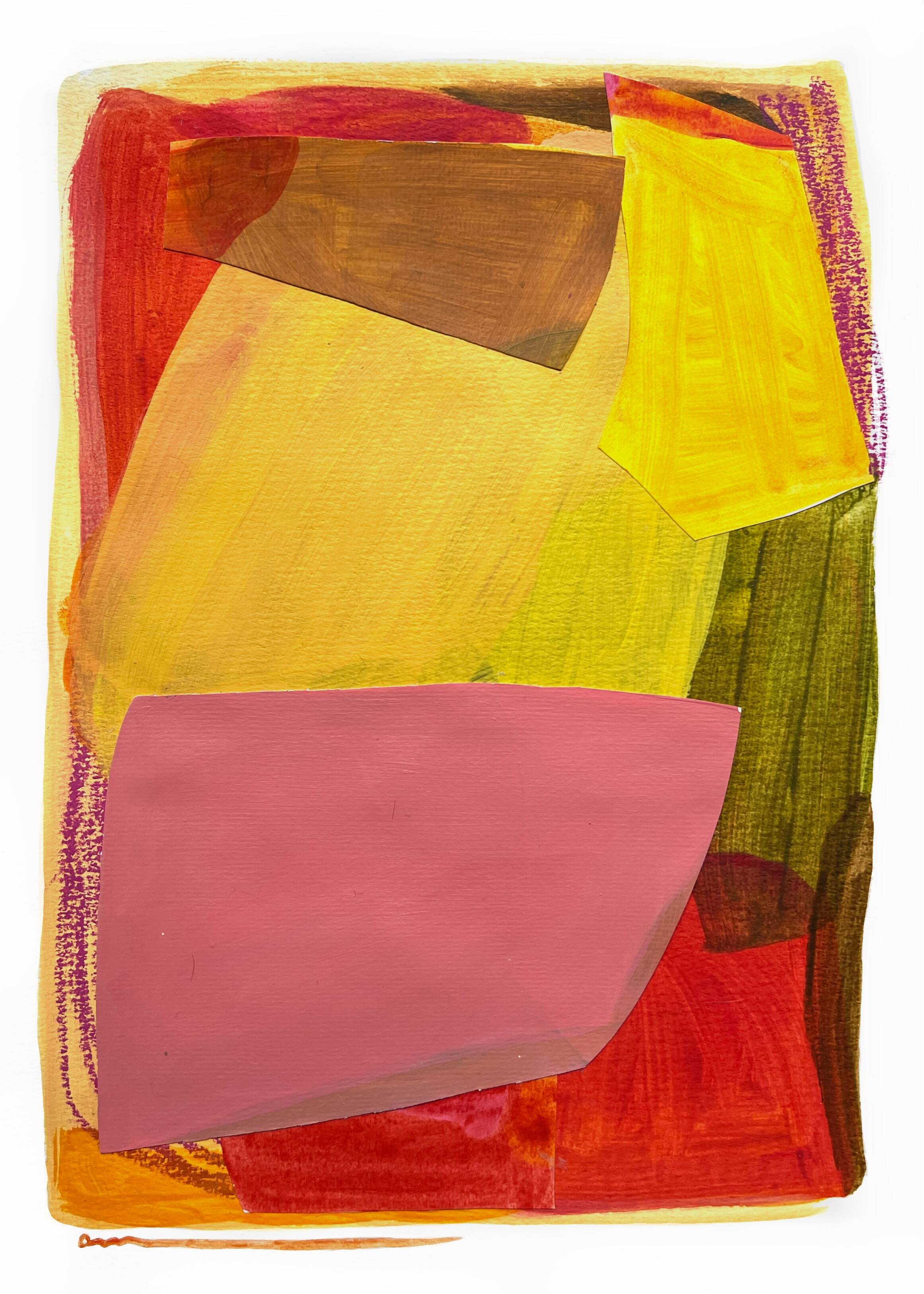 Collage sur papier