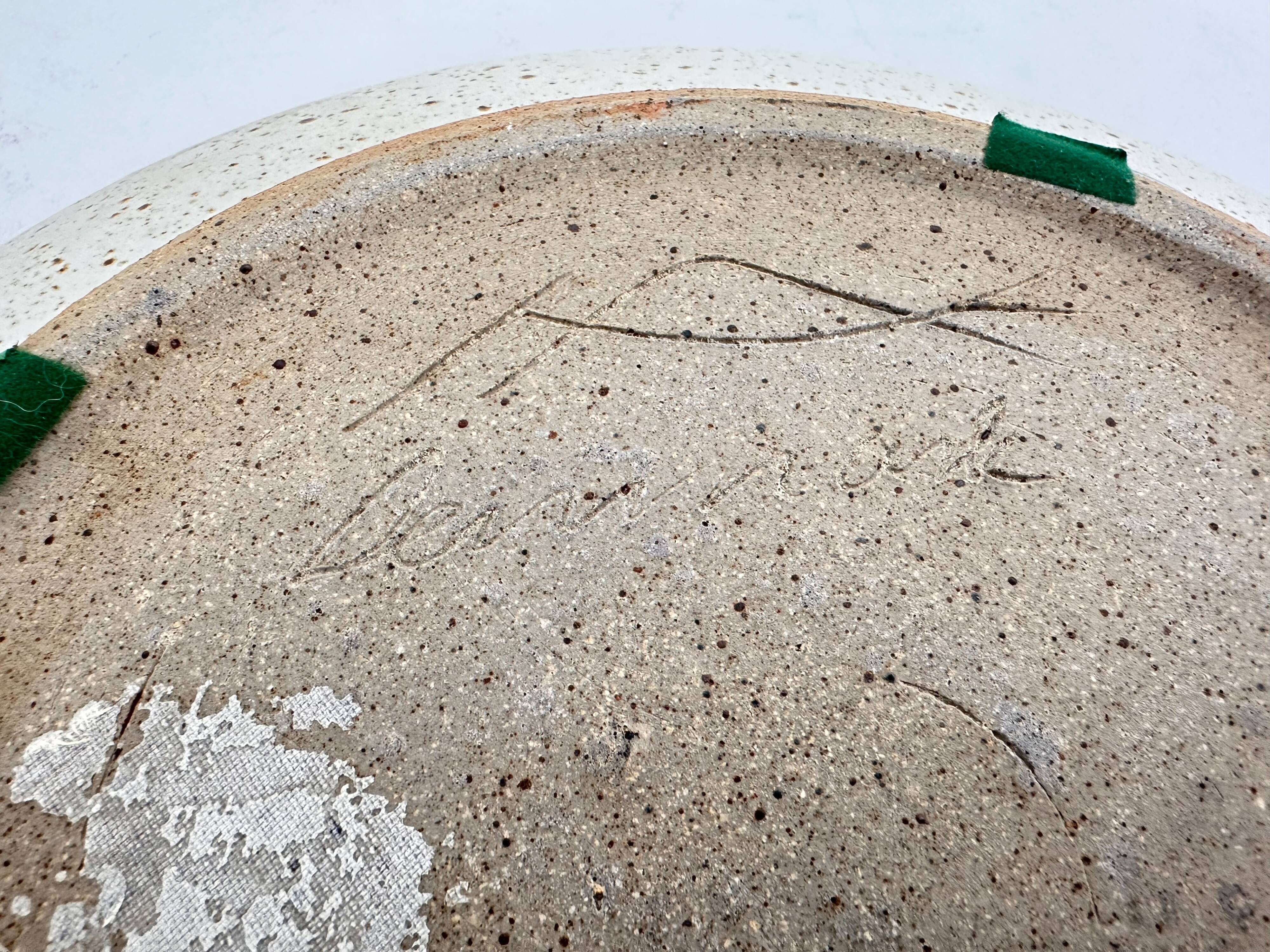 Large stoneware dish by Kähler, Denmark, 1960s.