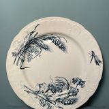 Dish plate in Terre de Fer XIXth, Choisy-Le-Roi
