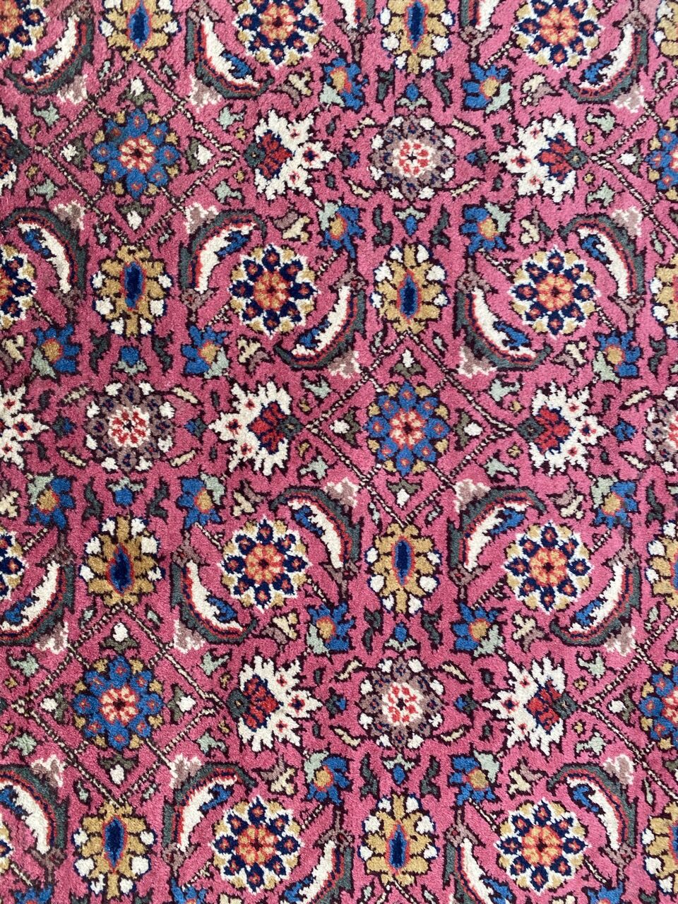 Beautiful vintage Transylvania handmade Persian style carpet 131x220 cm