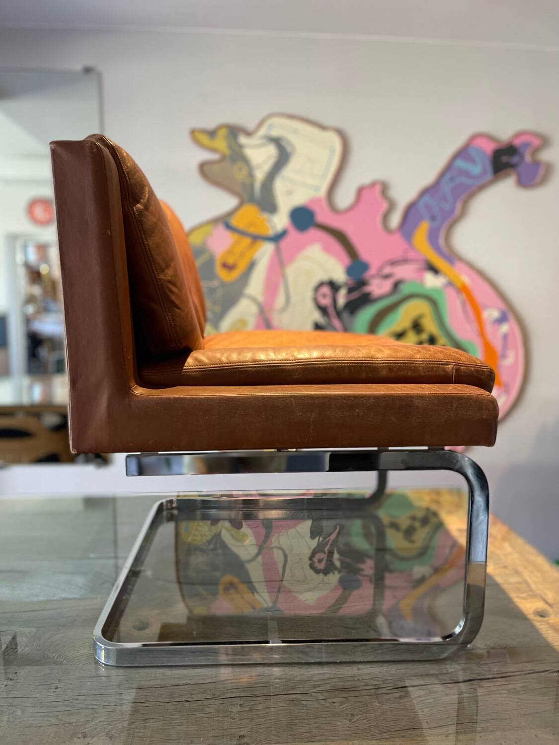 Mid century DS-201 leather armchair by Robert Haussmann for De Sede - Switzerland 1957