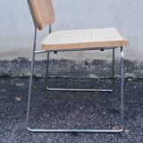 Talin chrome and cane chair