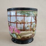 Napoleon III porcelain pot cover