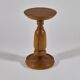 Handmade turned oak column flower stand 1950s