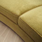 Green velour sofa, Danish design, 1960s, production: Denmark