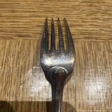 12 large silver metal forks