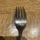 12 large silver metal forks