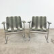 Set of two vintage design Oslo lounge chairs by Rudi Verelst for Novalux 1960s
