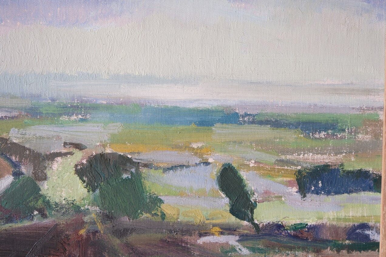 Helge Cardell, Swedish Modern Painting, 1960s, Oil on Canvas, Framed