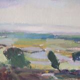 Helge Cardell, Swedish Modern Painting, 1960s, Oil on Canvas, Framed